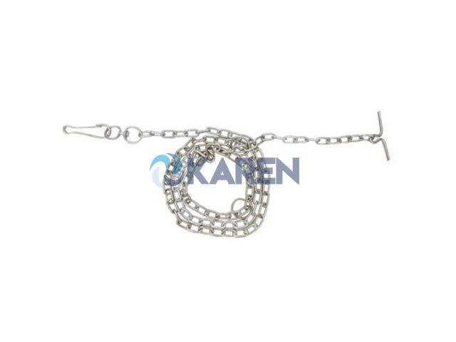 CILBIR KÖPEK ZİNCİRİ 4MM 150CM GALVANİZLİ