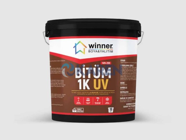 WINNER BİTÜM 1K UV SU YALITIM MALZEMESİ 18KG