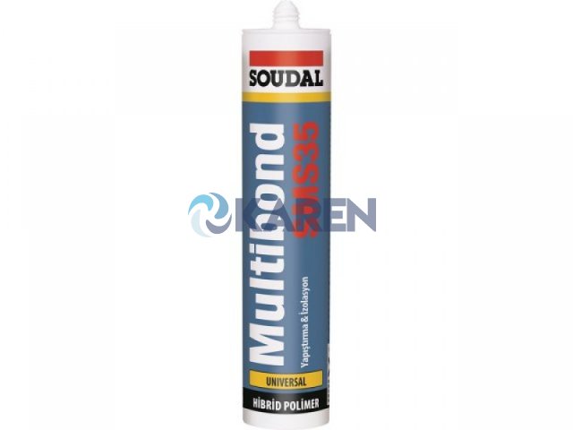 SOUDAL MULTIBOND SMS35 POLİMER YAPIŞTIRICI 290ML SİYAH