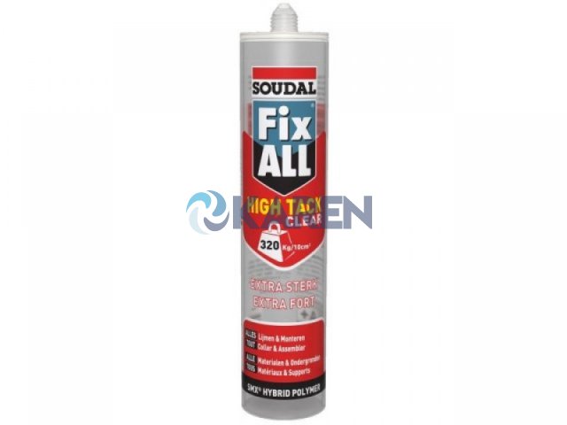 SOUDAL FIX ALL HIGH TACK SMX POLİMER YAPIŞTIRICI 290ML ŞEFFAF