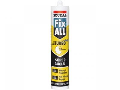 SOUDAL FIX ALL TURBO SMX POLİMER YAPIŞTIRICI 290ML BEYAZ