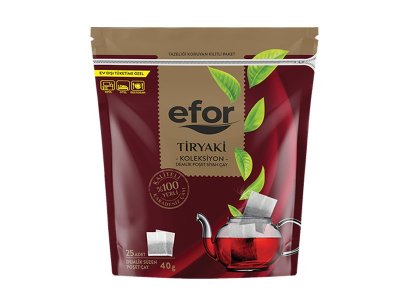 EFOR TİRYAKİ DEMLİK POŞET ÇAY 40GR 25Lİ