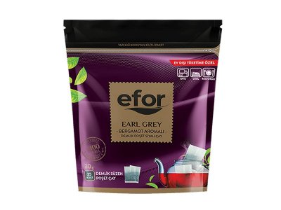 EFOR EARL GREY DEMLİK POŞET ÇAY 30GR 200LÜ